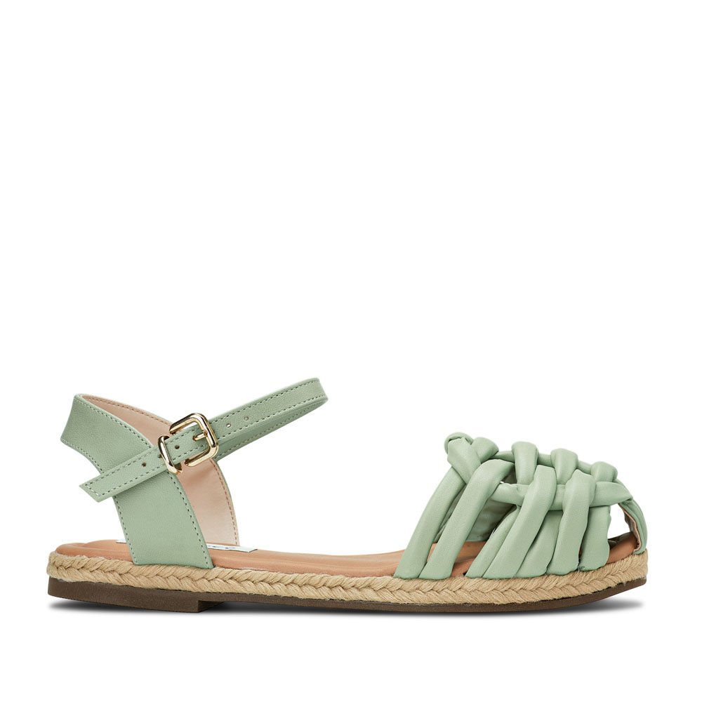 sandalia bebece verde militar