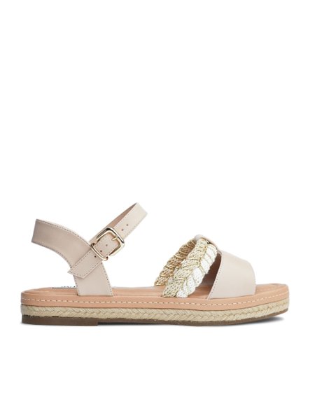 sandalia de corda rasteira