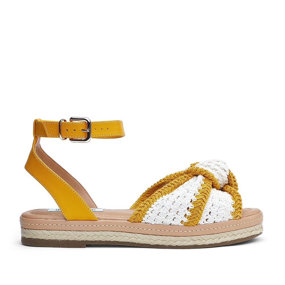 sandália rasteira espadrille bebecê