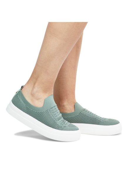 Tenis Slip On Malha Knit Verde Bebece Bebece Calcados Tenis Slip On Malha Knit Verde Bebece Bebece Calcados