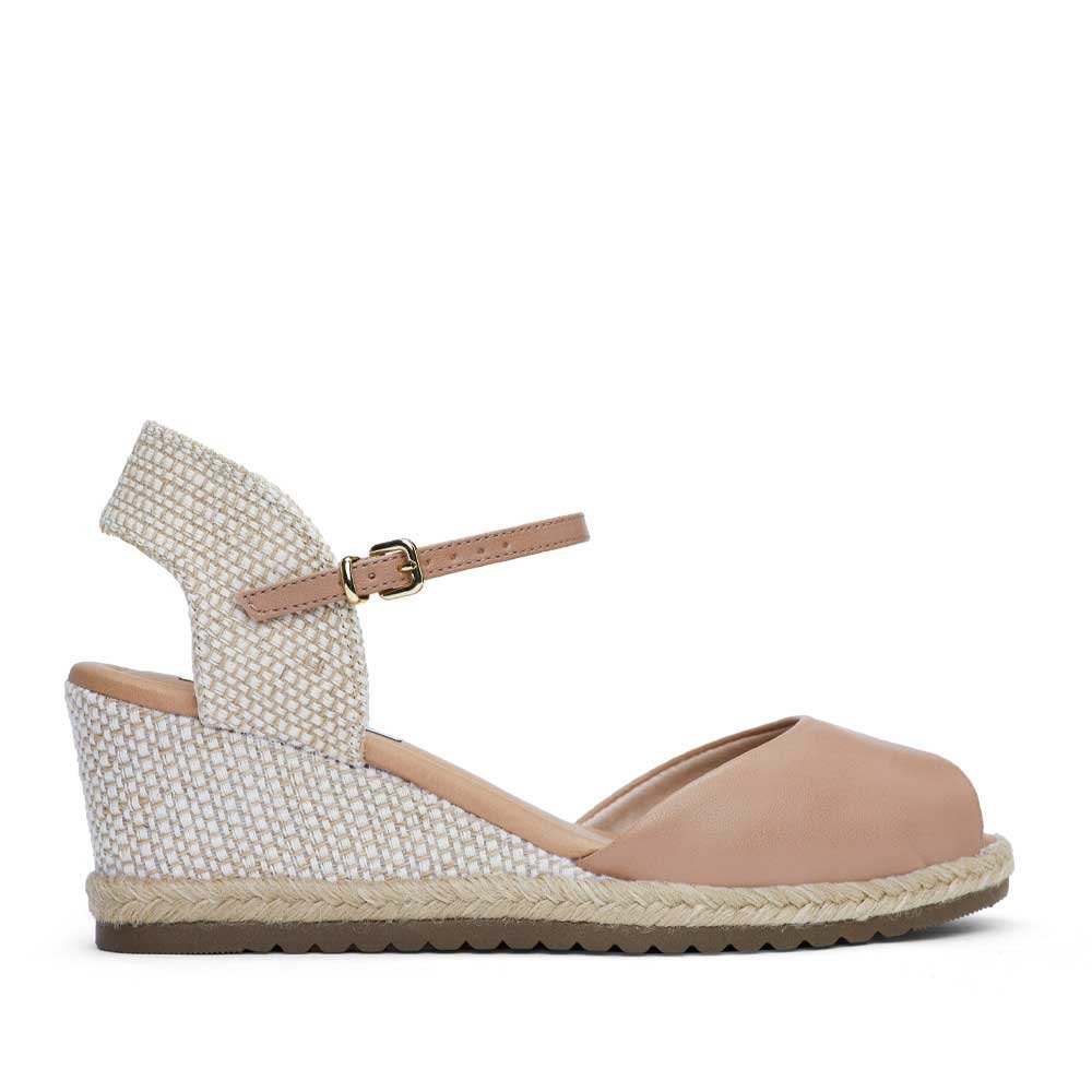 Sandalia Espadrille Classica Bege Bebece Bebece Calcados