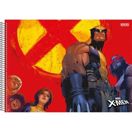 Caderno De Desenho X-Men 60Fls Capa Dura São Domingos
