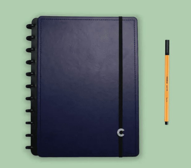 Caderno Inteligente Medio 80 Folhas Dack Blue