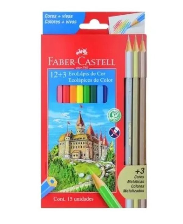 Faber Castell - Massa de Modelar - 15 Cores