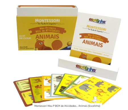 Montessori Meu Primeiro BOX de Atividades (Escolinha)