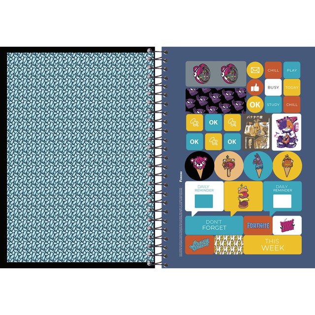 Caderno C/D 01 Materia Fortnite Foroni