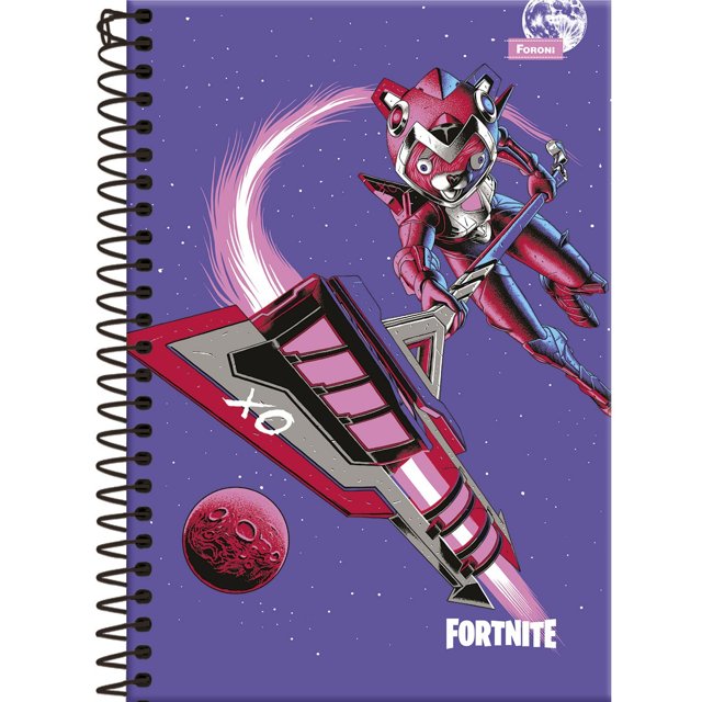 Caderno C/D 01 Materia Fortnite Foroni