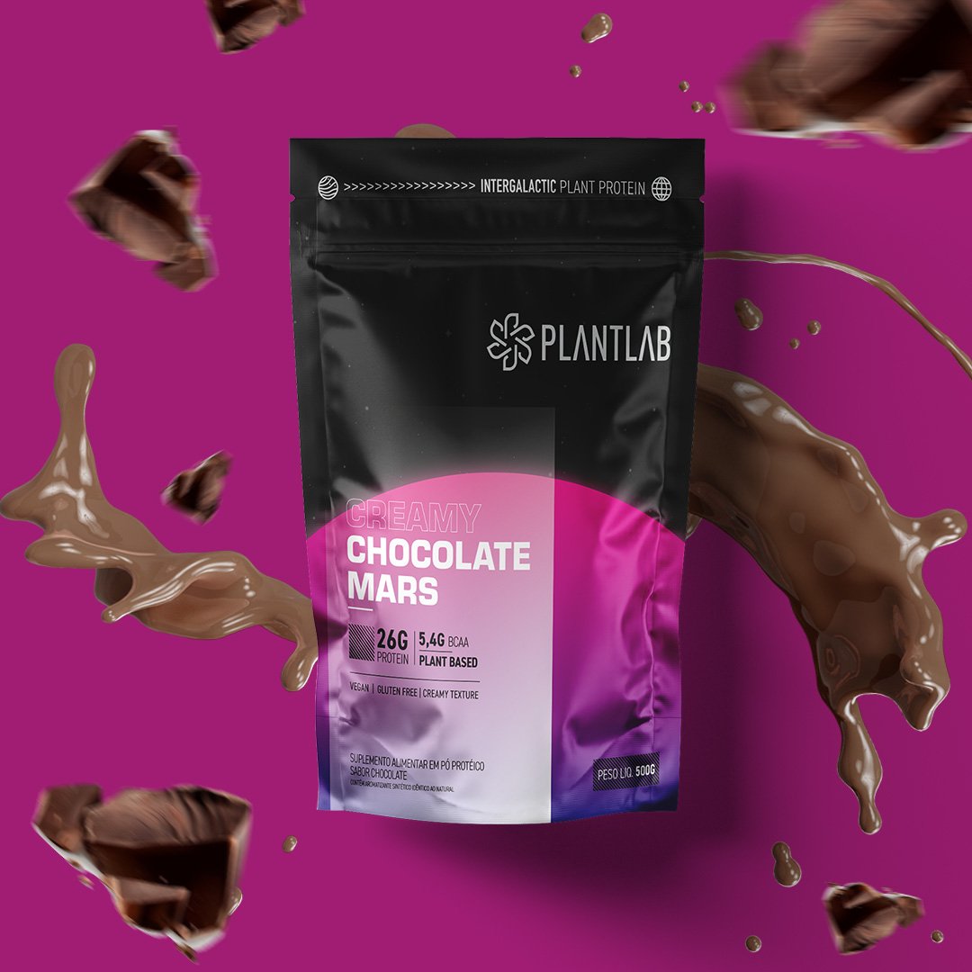 Proteína Vegetal Cremosa Chocolate Mars Plantlab 5007