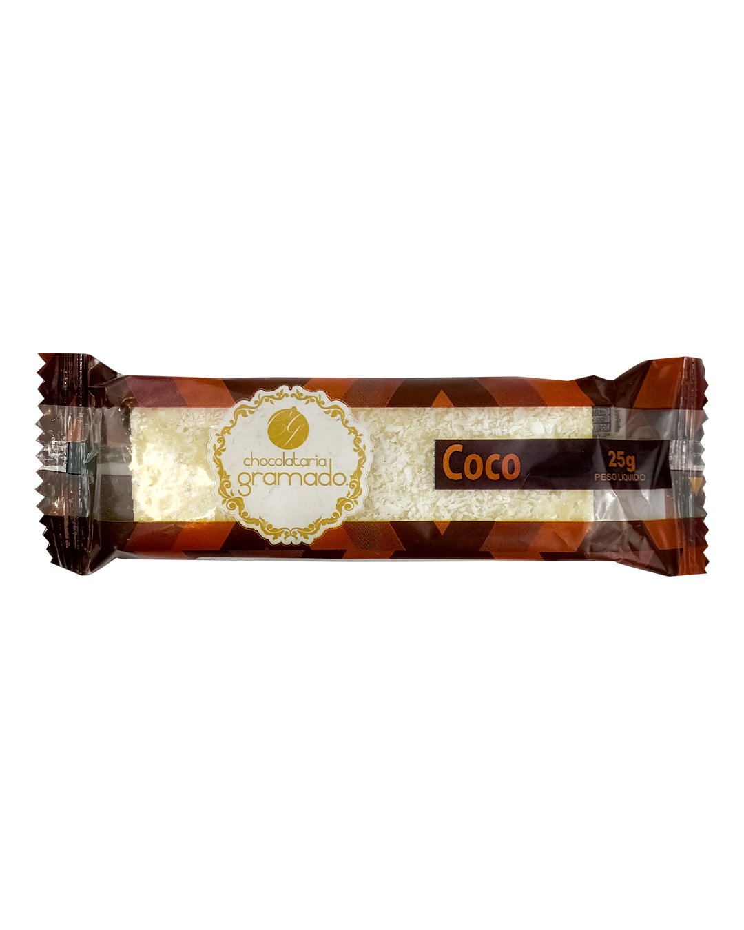 Mini Barrinha de Chocolate Branco com Leite de Coco (1 unidade