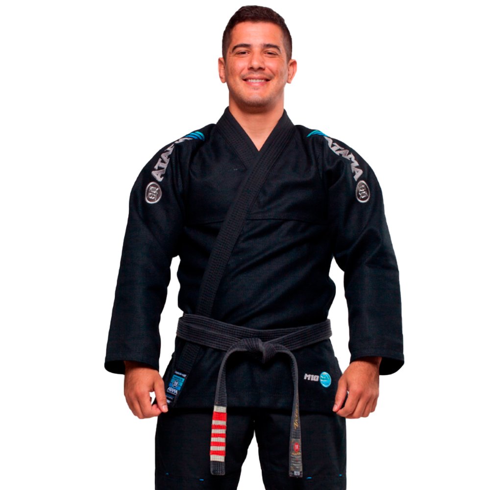 Kimono Jiu-jitsu Atama Mundial 10 Preto | Casa do Kimono