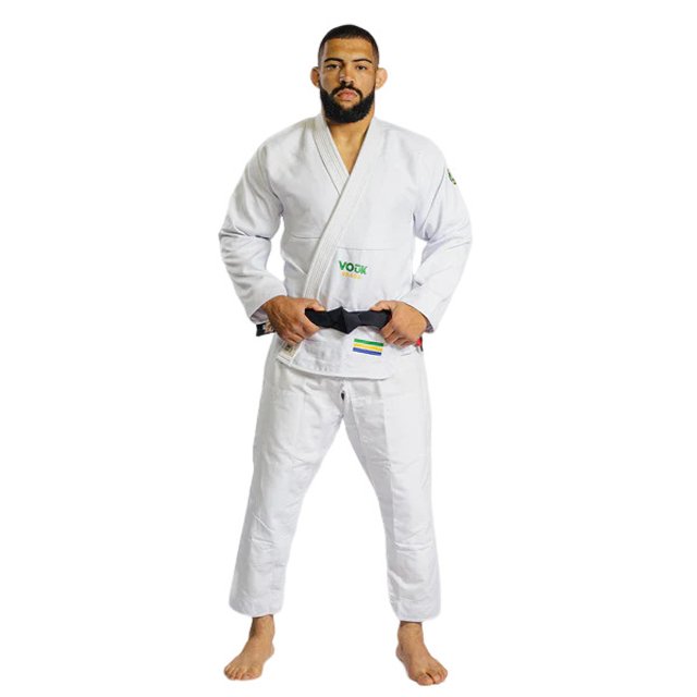 Kimono Jiu-Jitsu Vouk Brasil Branco