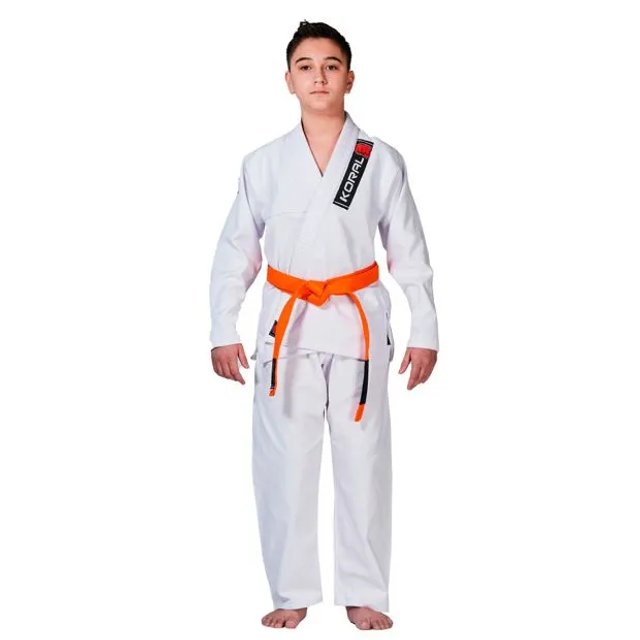 Kimono Jiu-Jitsu Infantil Branco - Koral Oficial