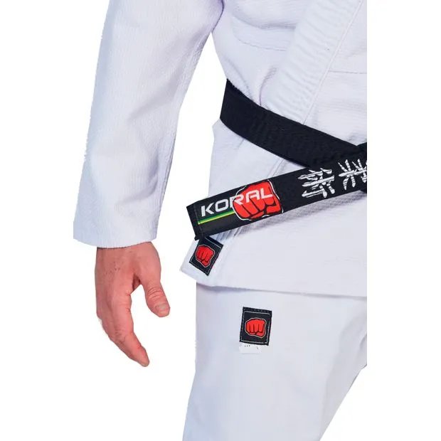 Kimono Koral One Icon Branco - Black Belt Store Jiu Jitsu