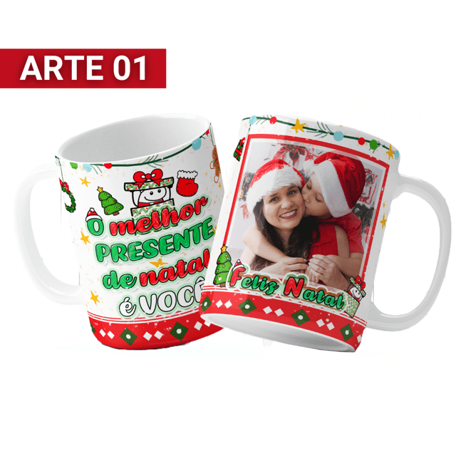 Caneca NATAL - COLEÇÃO FLORK - REF. CB22 | acfbrindes Caneca NATAL - COLEÇÃO FLORK - REF. CB22 | acfbrindes