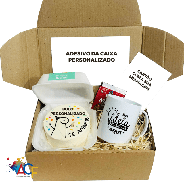Caixa de Presente PERSONALIZADA | acfbrindes