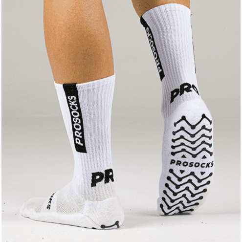 Meião Pro Socks 3/4 Grip Football 37 ao 44 Unissex Branco