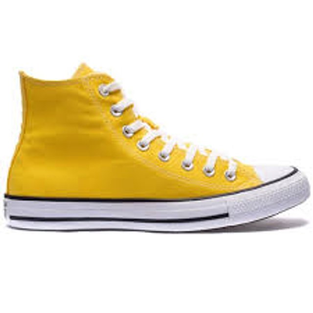 Tênis Converse All Star Cano Alto - Branco - Chuck Taylor - Botinha - Rock  Star