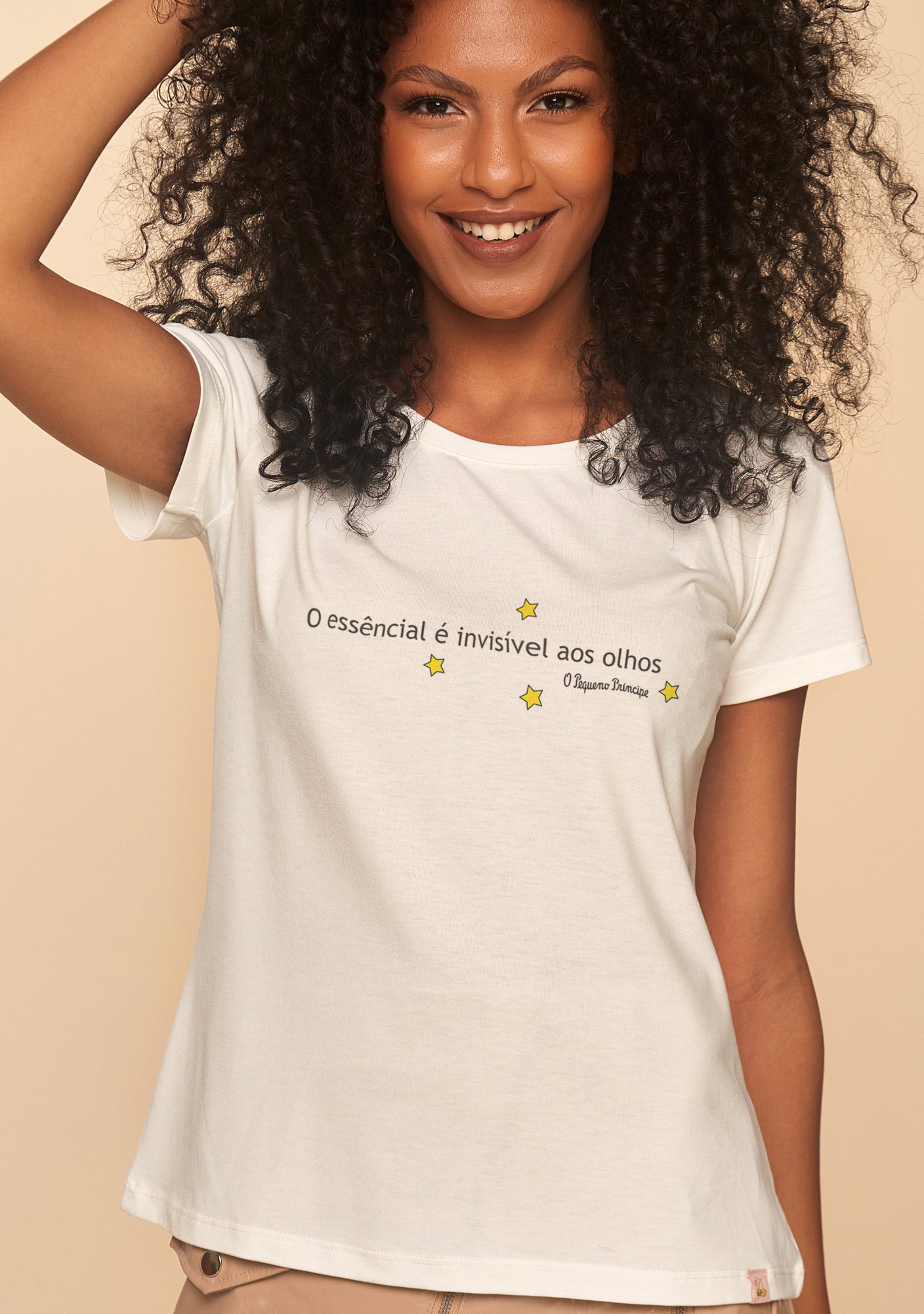 T-Shirt Feminina Ilustrada Frase - Cor | cerejapinkstore