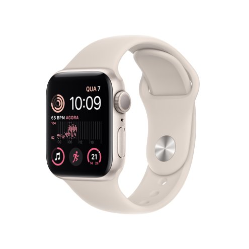 Apple Watch Ultra 2 GPS Titânio 49mm - pulseira Oceano - Branca