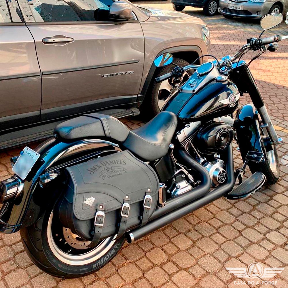 viking bolsas softail slim