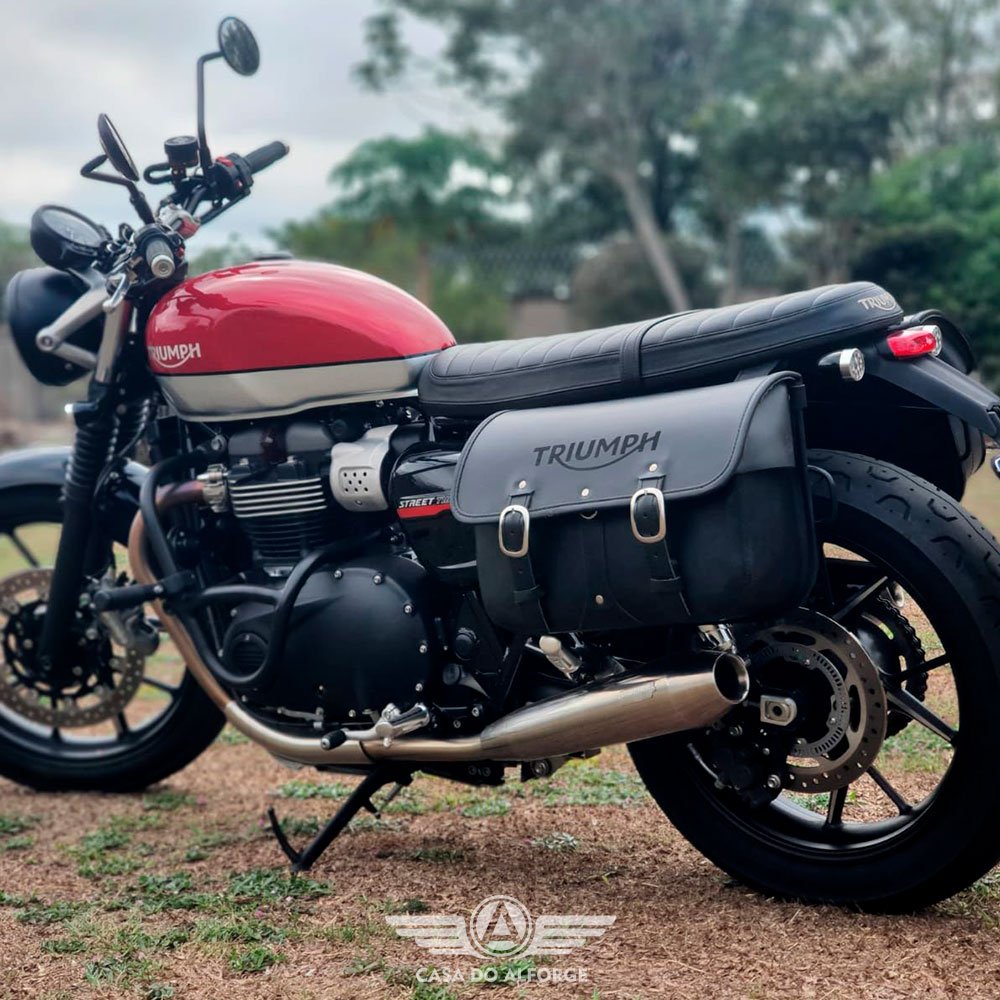 Alforge em Couro para Harley Davidson Dyna | CASA DO ALFORGE