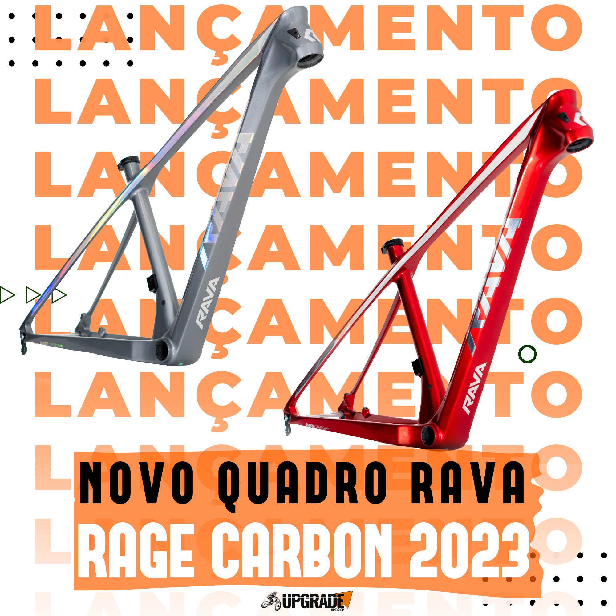 Novo quadro Rava Rage Carbon 2023! 🚵🏻♀️🚵🏻 | Upgrade Bikes