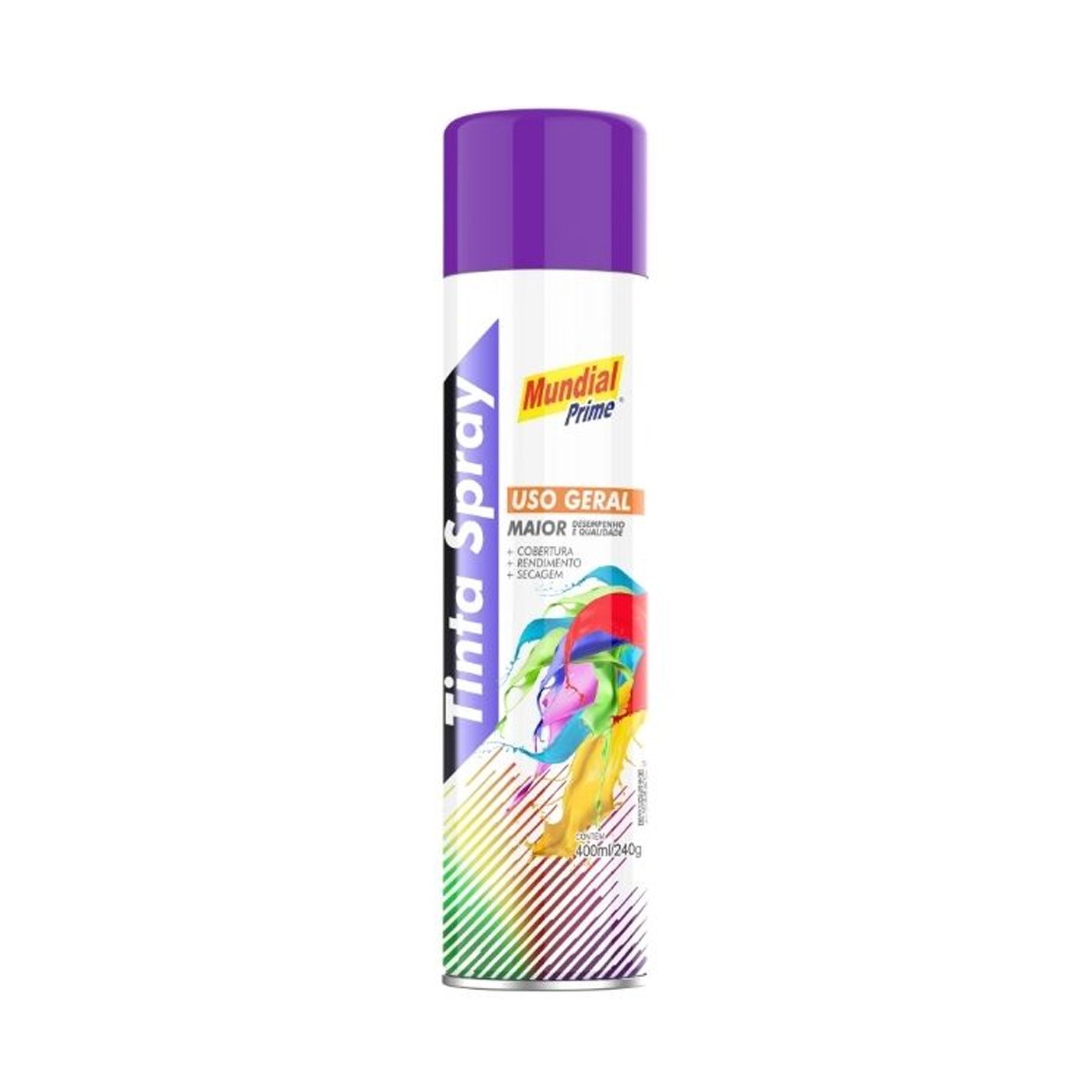 TINTA SPRAY MUNDIAL PRIME 400ML/240G - USO GERAL | Upgrade Bikes