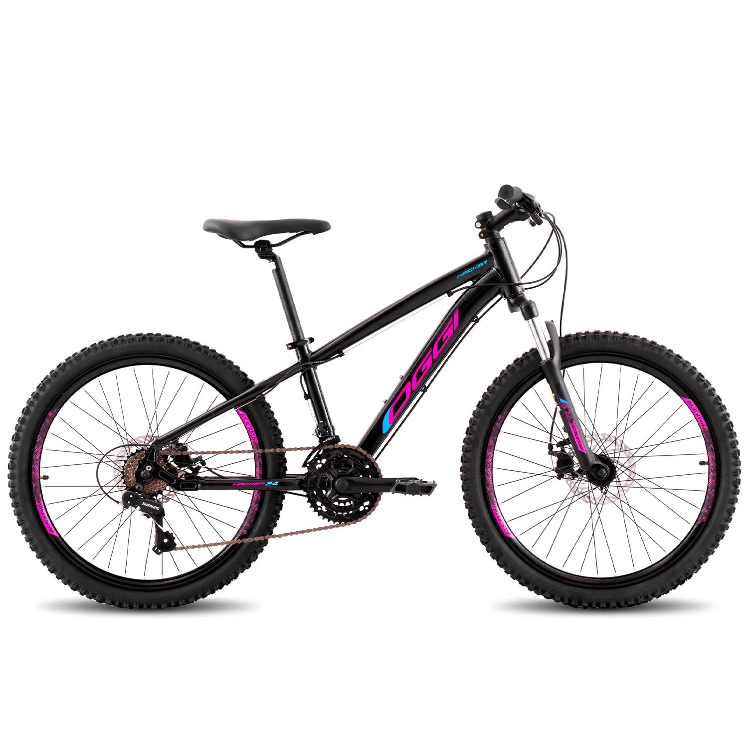 BICICLETA OGGI HACKER 24 SHIMANO TOURNEY 21V - 2024 | Upgrade Bikes