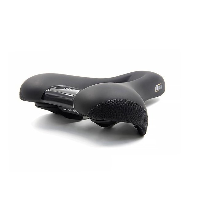 Selle Royal Ellipse Relaxed, Trou Central, Noir, 250x223mm, 638g – Confort Absolu Pour Le Loisir