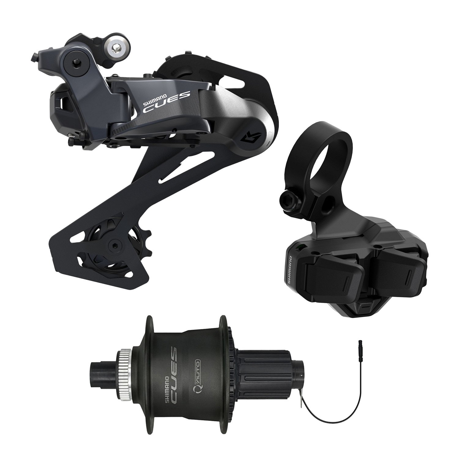 QAUTO CUES Di2 フルクラムホイール 11s 11-45T KIT SHIMANO CUES Q'AUTO 11V C/CÂMBIO TRAS. Di2 / ALAV / CUBO