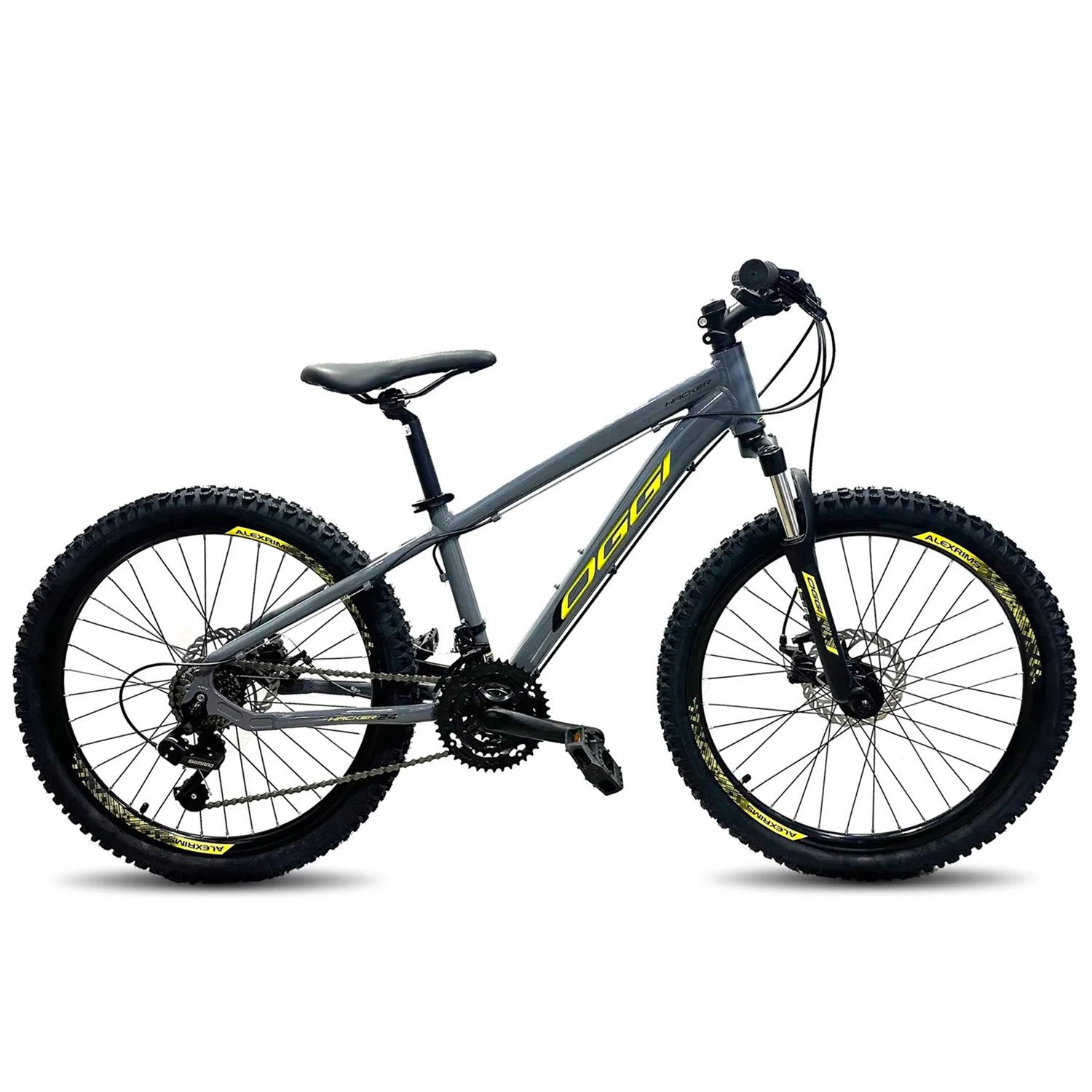 BICICLETA OGGI HACKER 24 SHIMANO TOURNEY 21V - 2024 | Upgrade Bikes