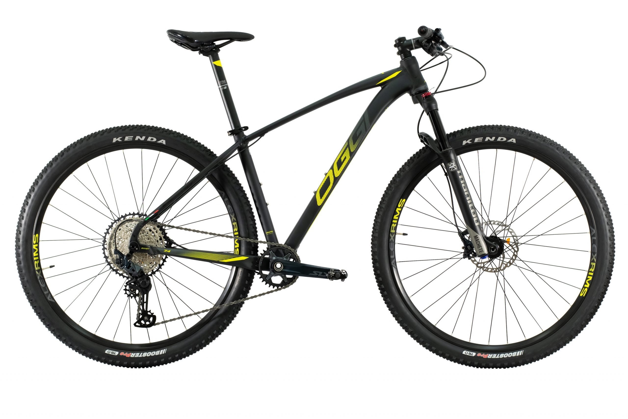 Bicicleta Oggi Bike Big Wheel 7.4 2021 Aro 29 Susp. Dianteira 12 Marchas - Amarelo/preto