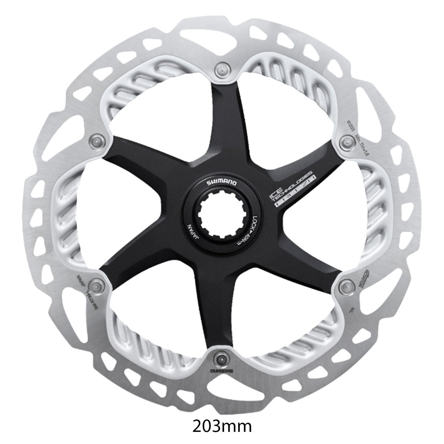 ROTOR DE FREIO SHIMANO XTR SM-RT99 ICE TECH C. LOCK | 203MM