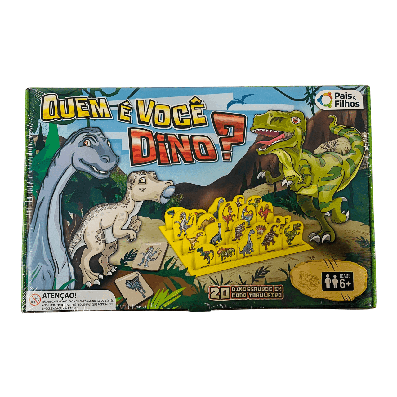 Quem É Você Dino Jogo Dinossauro Tabuleiro