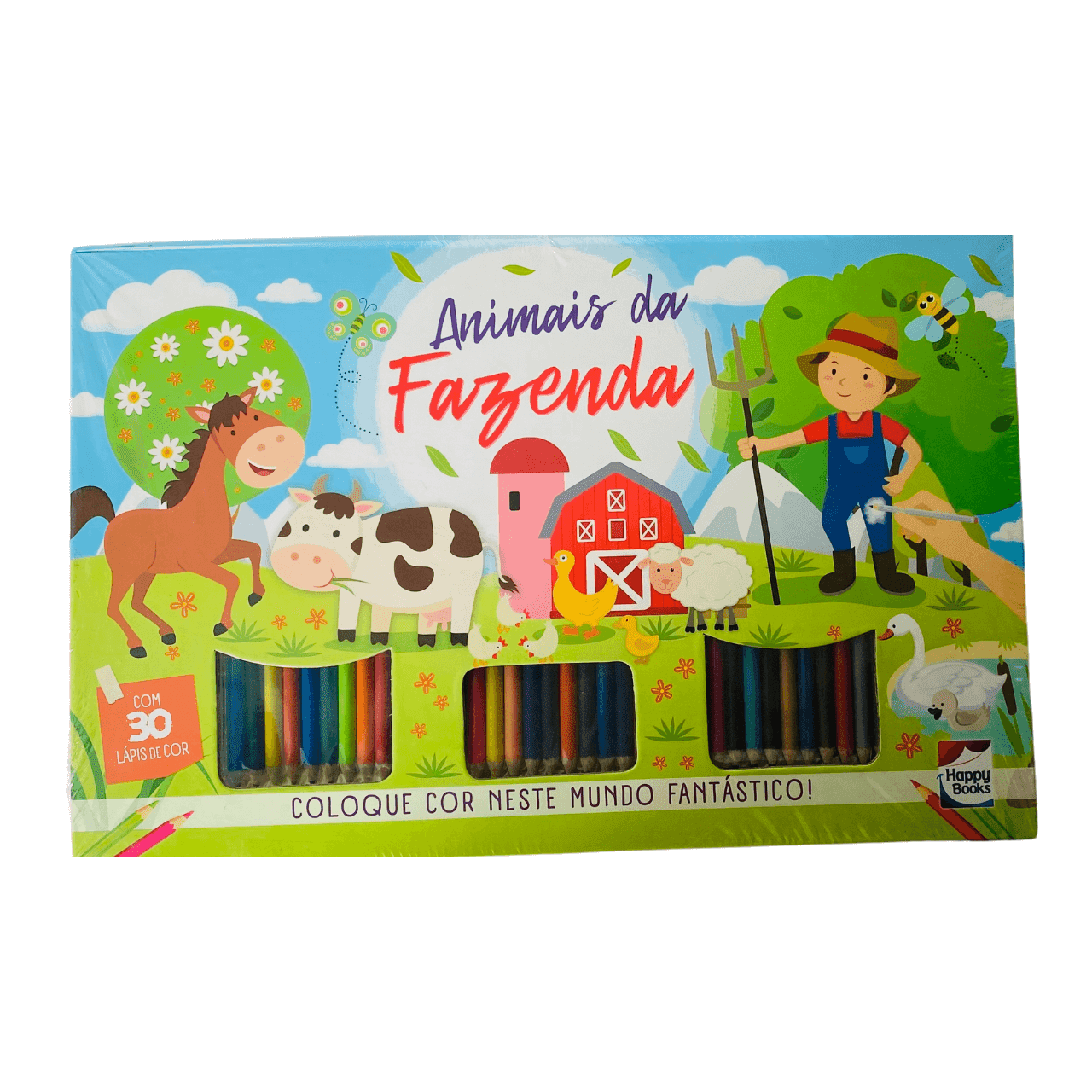 MUNDO DIVERTIDO KIDS - Meu Livro-Box com Quebra-cabeça: Animais da Fazenda