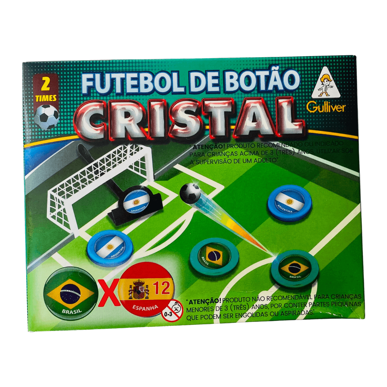 Futebol De Botão Cristal Brasil e Argentina-0382