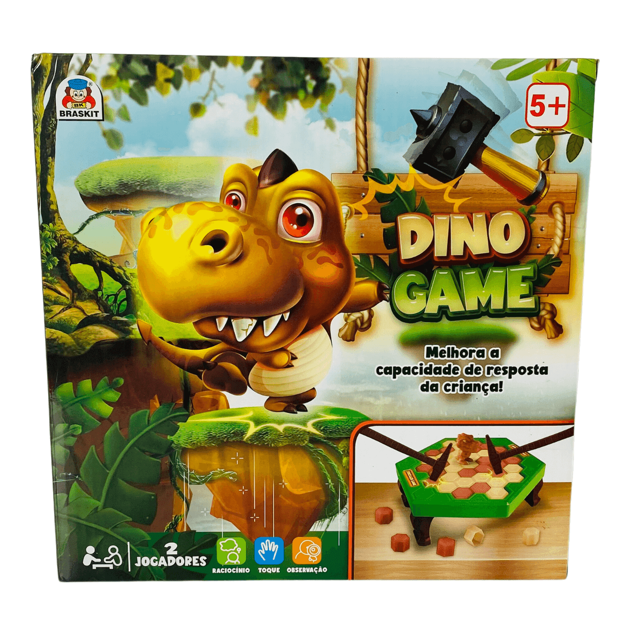 Jogo de Armadilha Dino Game – Braskit – Maior Loja de Brinquedos da Região