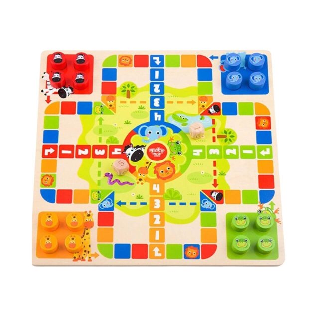 2 Jogos em 1 (Ludo + Cobras e Escadas)  Criativa Mente Brinquedos  Inteligentes