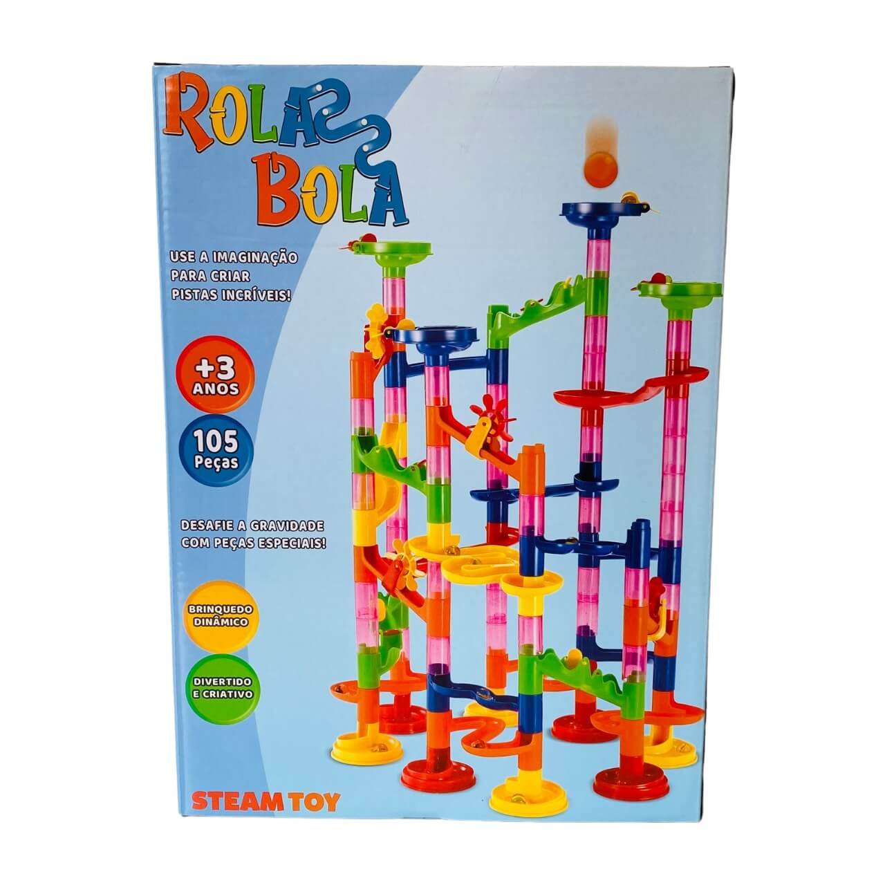 Brinquedos de bola rolante para crianças - Máquina de jogo de quebra-cabeça  de bola de trilha de moagem suave 360°
