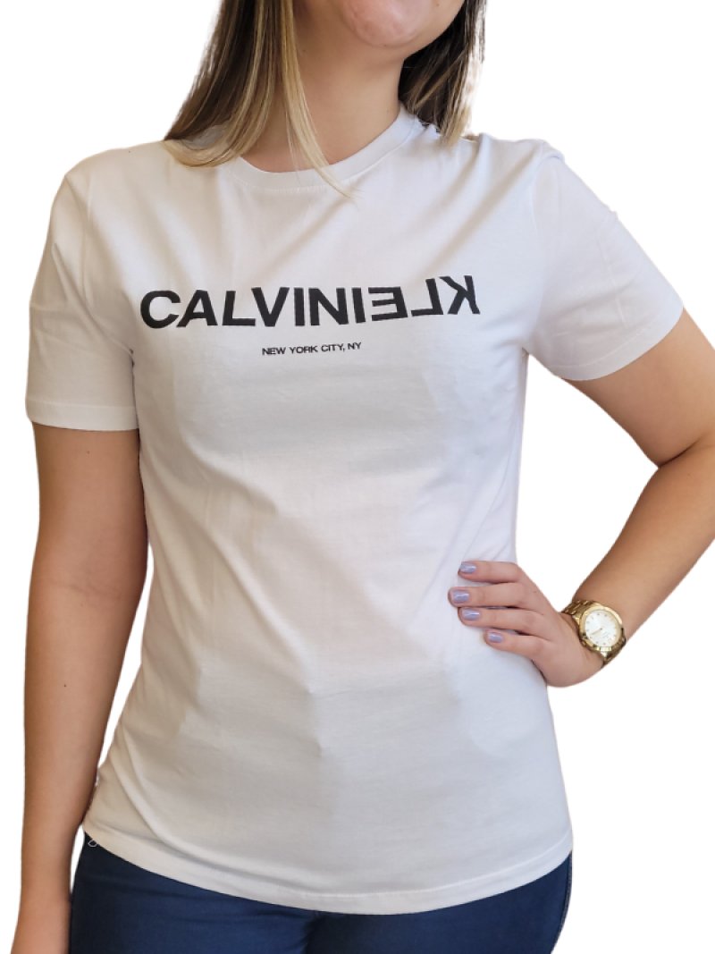 Camiseta Manga Curta Feminina Calvin Klein New York