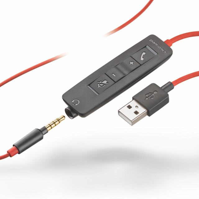 Plantronics Poly Blackwire C3215 Headset – USB-A, Mono, Für Büro & Homeoffice