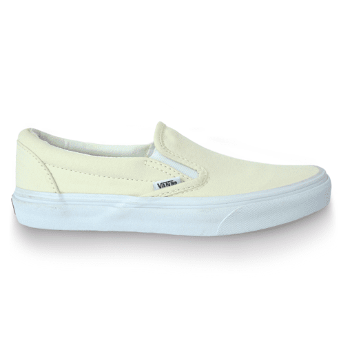 vans slip on bege