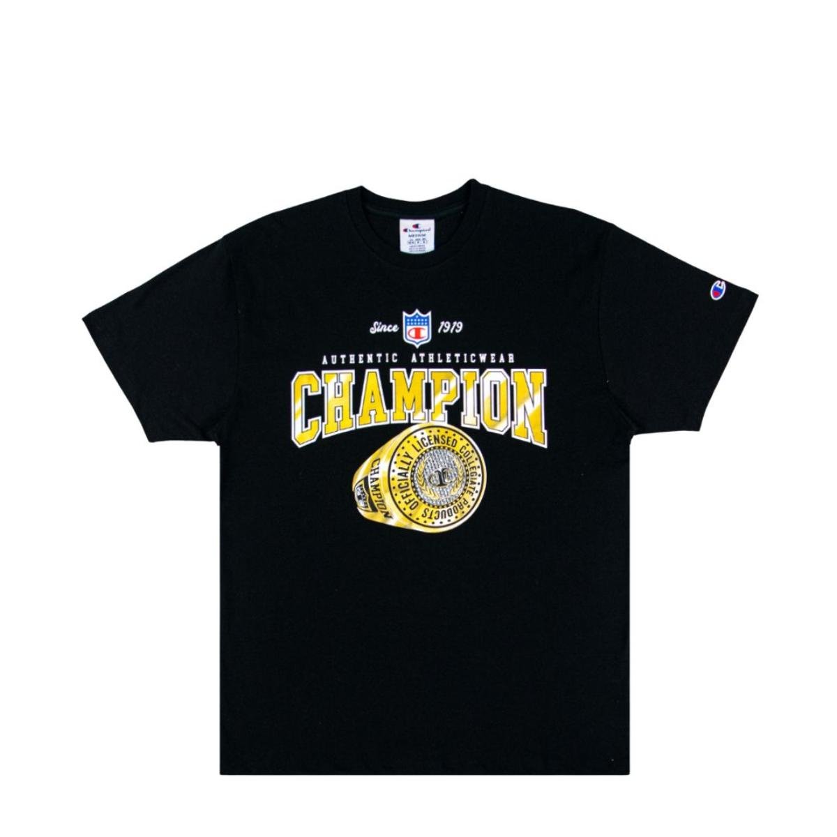 Camiseta Champion Golden Ring Silk - Black | MadBoards