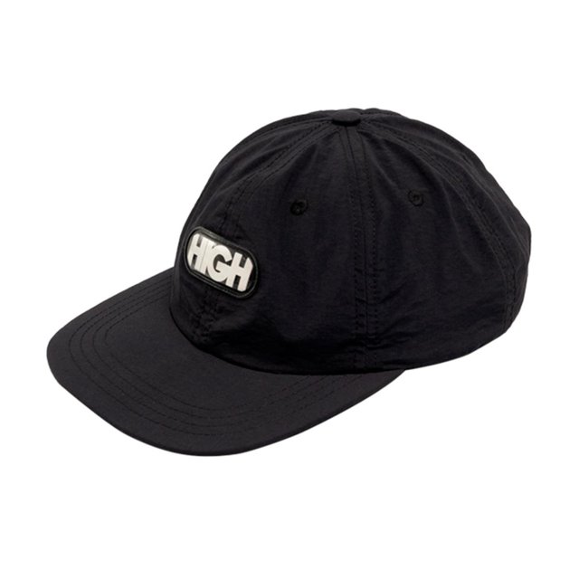 Boné High 6 Panel Logo - Black