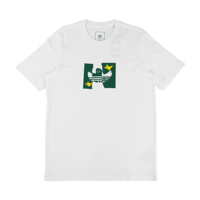 adidas skateboarding t shirt white