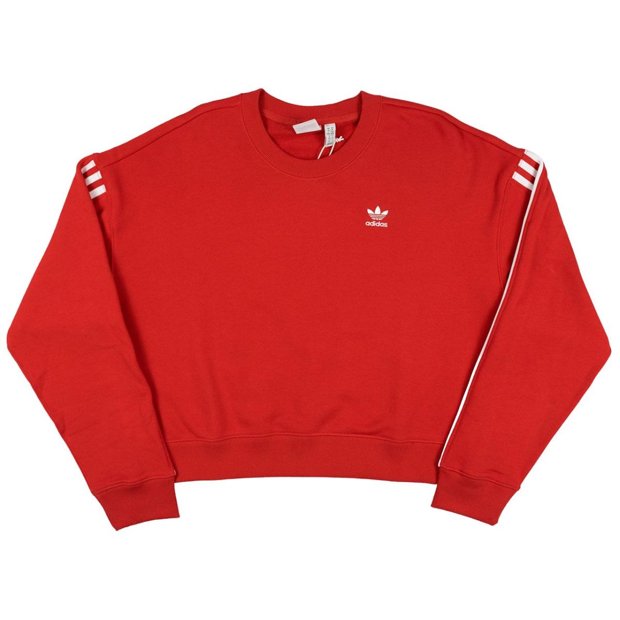 Trefoil Moletom Da Adidas Vermelho Moletom Feminino Adidas