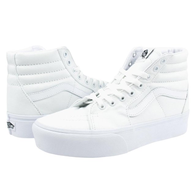 Tênis Vans Sk8-Hi Platform 2.0 - True White | MadBoards