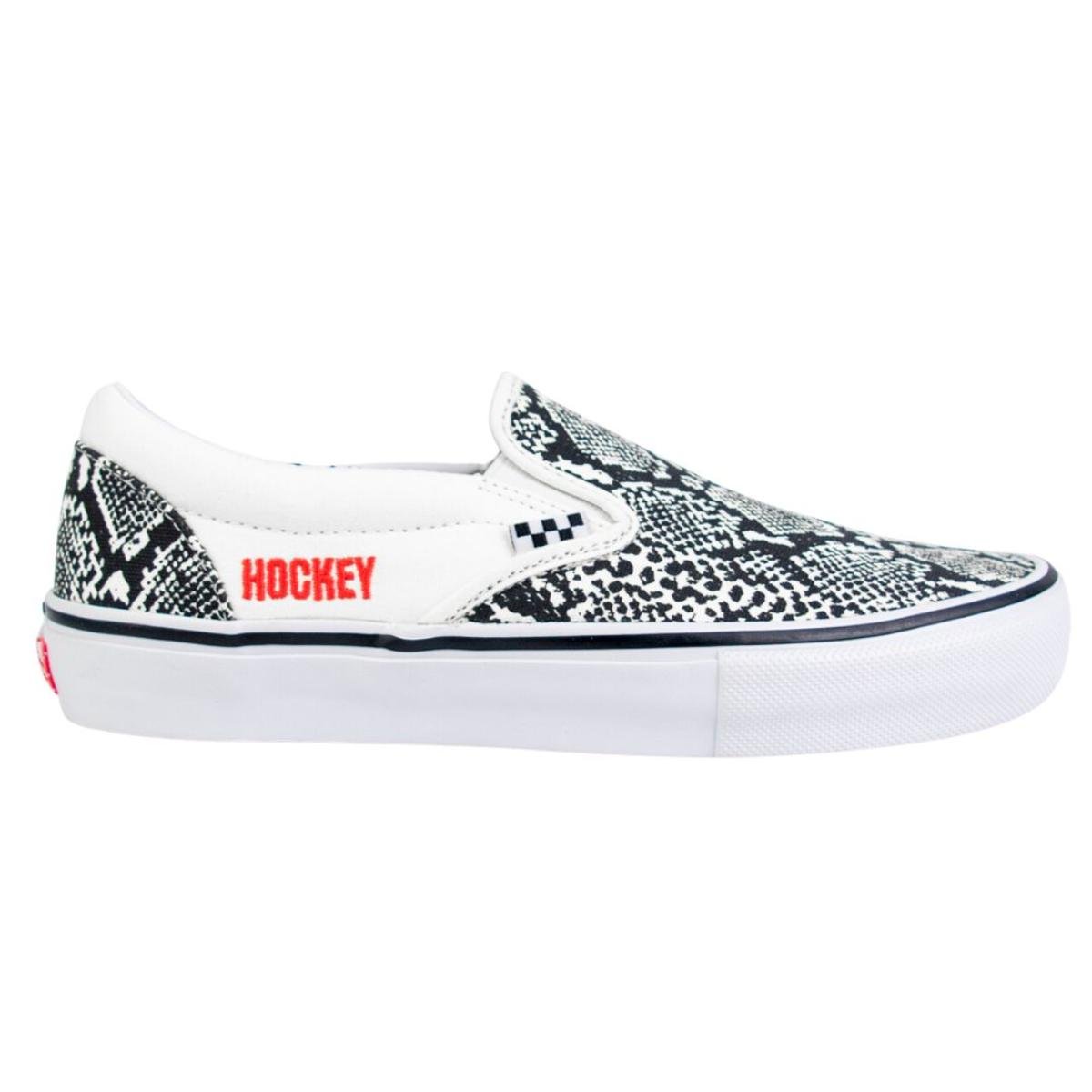 Tênis Vans X Hockey Skate Slip On - Black/White | MadBoards