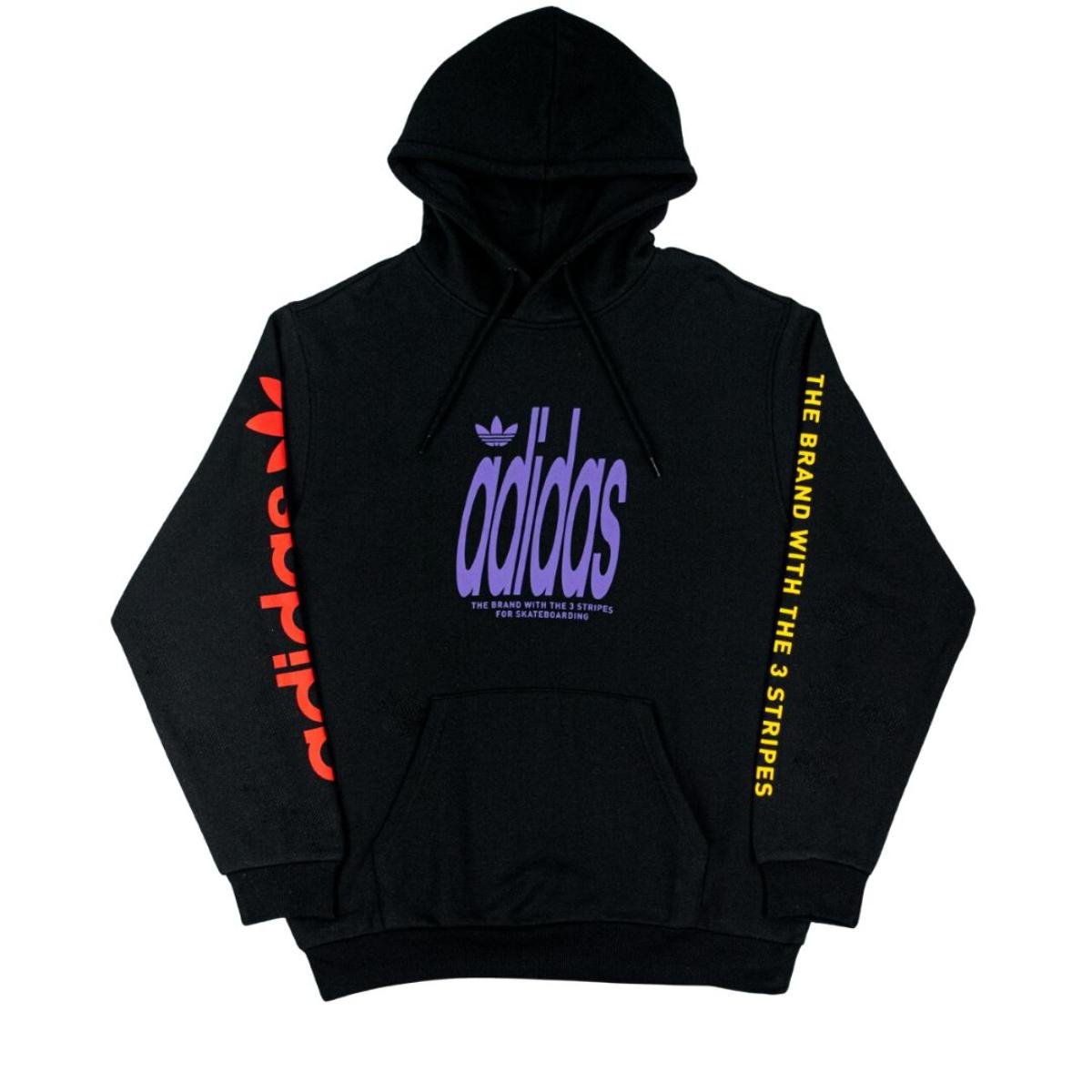 Moletom Preto Adidas Moletom Capuz 4.0 Stretch Logo - Black