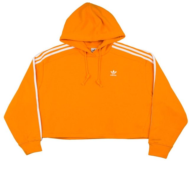 Moletom Adidas Originals Cropped Adicolor Classics Orange